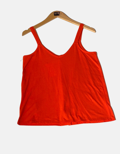 Orange Sleeveless Top FM